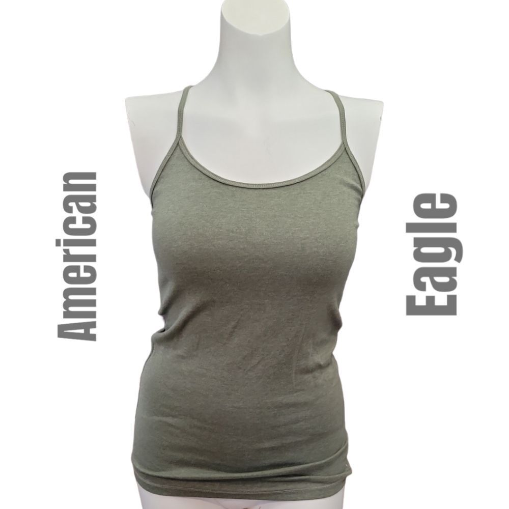 American Eagle Outfitters Razorback Straps Olive Green Large
